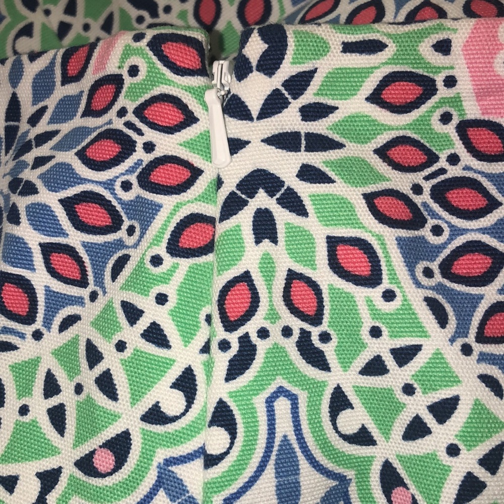 💠TALBOTS💠STAIN GLASS PRINT COTTON MINI SKIRT💠 - Picture 6 of 7